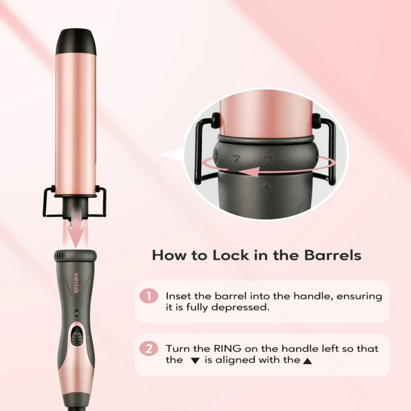 " Ultimate 5-in-1 Curling Iron Set - Instant Heating with 4 Ceramic Barrels and - Speedmerchant65 / The Hungry Bookworm / Fireside Books