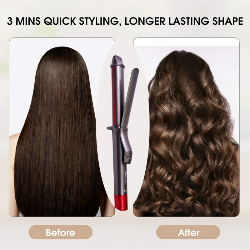 "Get Gorgeous Curls with ® 1 Inch Hair Curling Wand - Fast Heating, Ceramic Coat - Speedmerchant65 / The Hungry Bookworm / Fireside Books