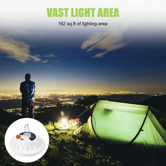 "Ultimate Rechargeable LED Camping Lantern - Illuminate Your Adventures with USB - Speedmerchant65 / The Hungry Bookworm / Fireside Books