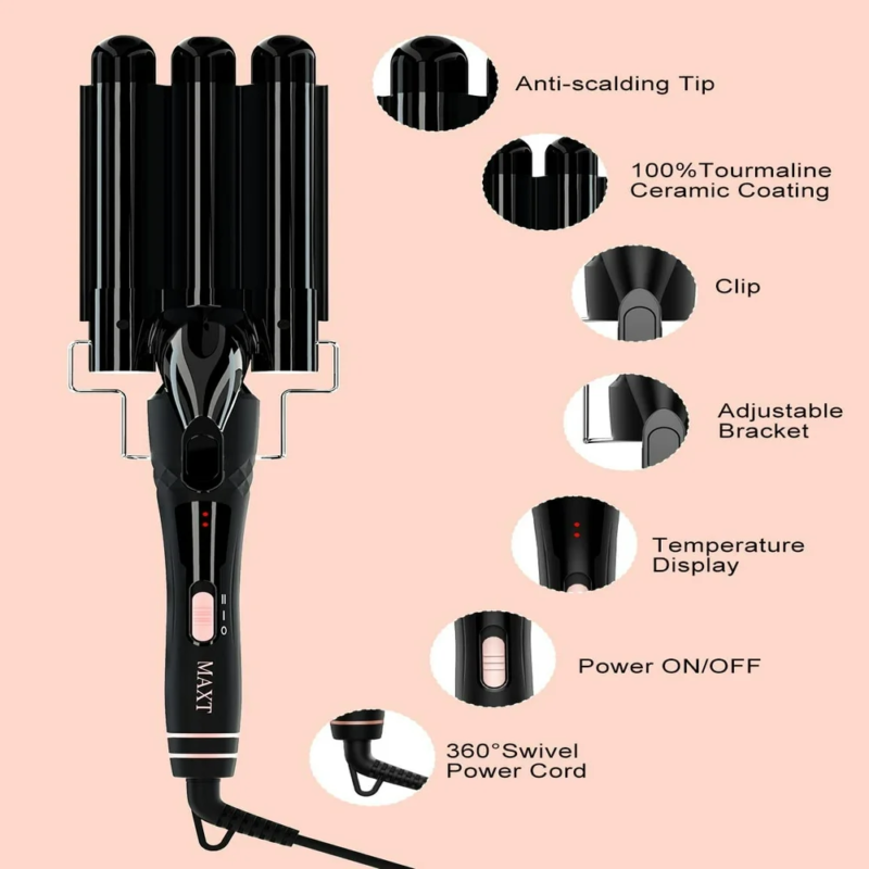 " 5-in-1 Ultimate Curling Tool Set - Achieve Perfect Curls with Interchangeable - Speedmerchant65 / The Hungry Bookworm / Fireside Books