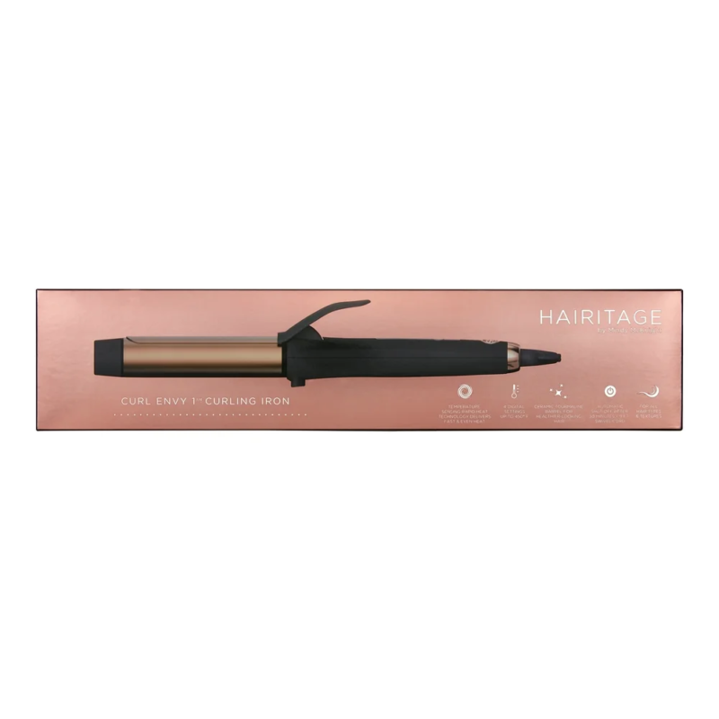 "Get Perfect Curls with  Curl Envy 1.25" Ceramic Tourmaline Curling Iron - 4 Hea - Speedmerchant65 / The Hungry Bookworm / Fireside Books