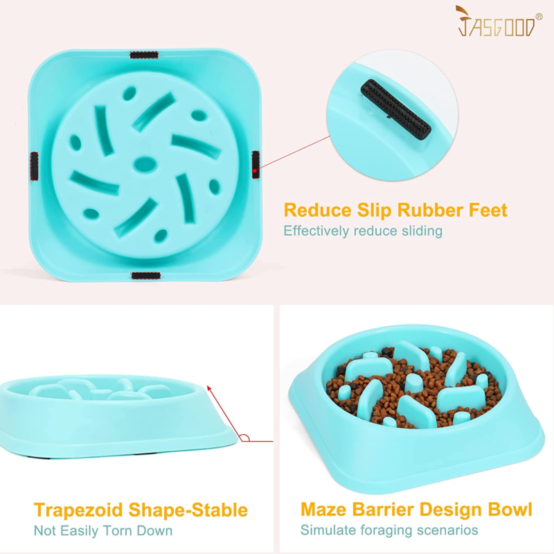 Dog Feeder Slow Eating Eco-Friendly Durable Non-Toxic Preventing Choking Healthy - Speedmerchant65 / The Hungry Bookworm / Fireside Books