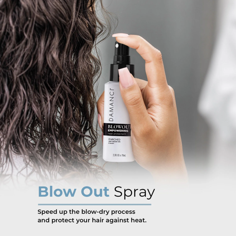 "Damanci Power Up Blowout Spray: Unleash Your Hair's Full Potential" - Speedmerchant65 / The Hungry Bookworm / Fireside Books