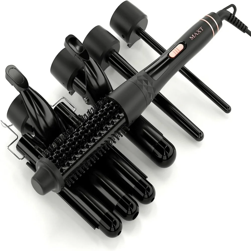 " 5-in-1 Ultimate Curling Tool Set - Achieve Perfect Curls with Interchangeable - Speedmerchant65 / The Hungry Bookworm / Fireside Books