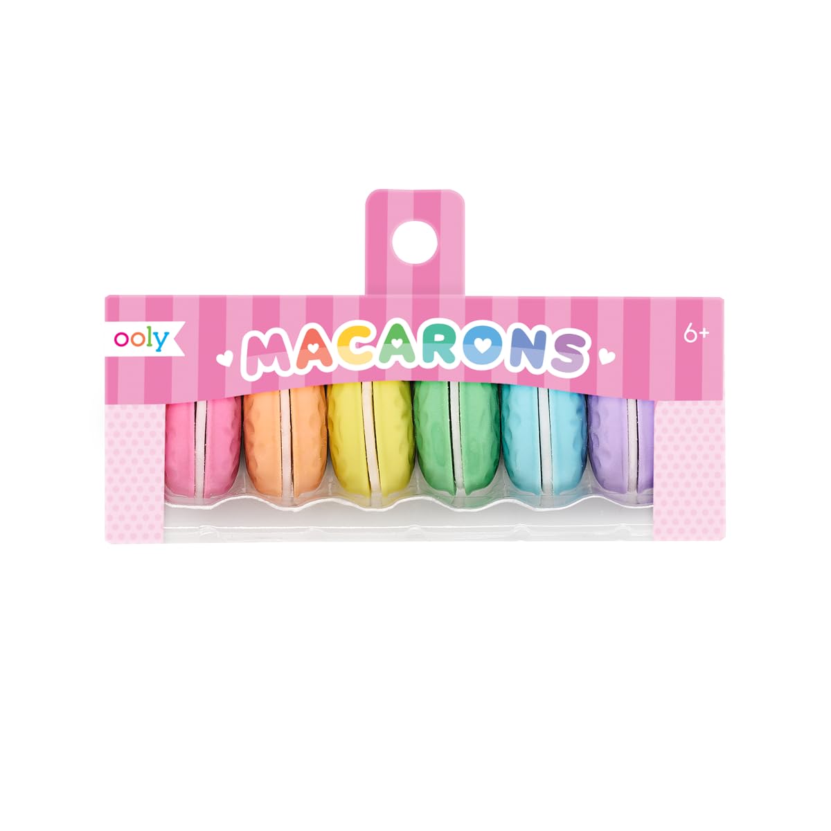 International Arrivals Macarons Scented Erasers - Set of 6 - The Hungry Bookworm & Speedmerchant65