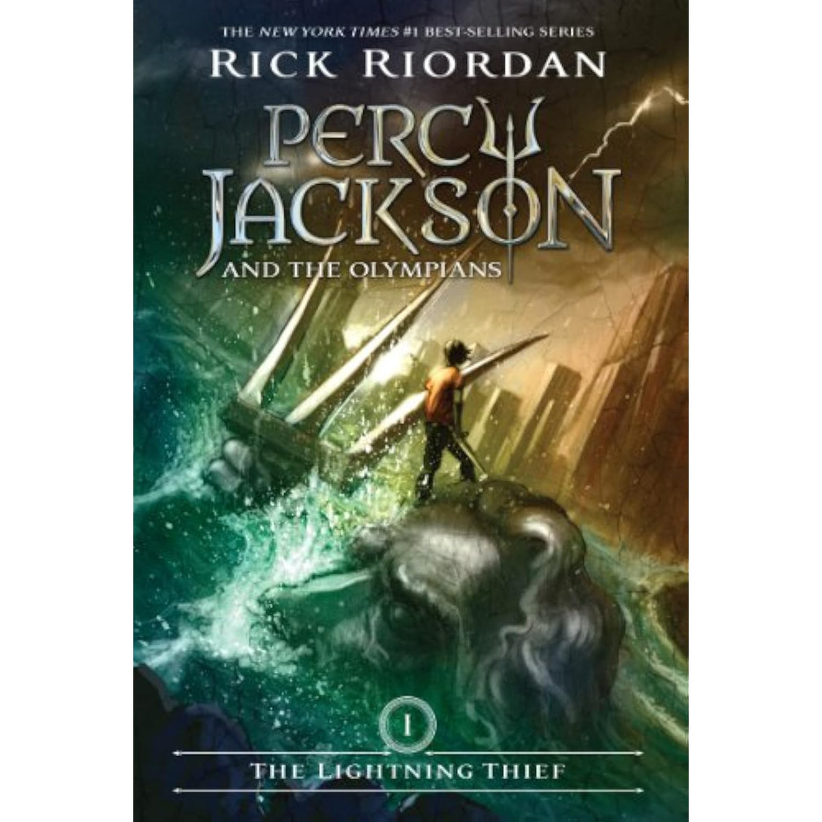 Percy Jackson and the Olympians 5 Book Paperback Boxed Set (w/poster) (Percy - The Hungry Bookworm & Speedmerchant65