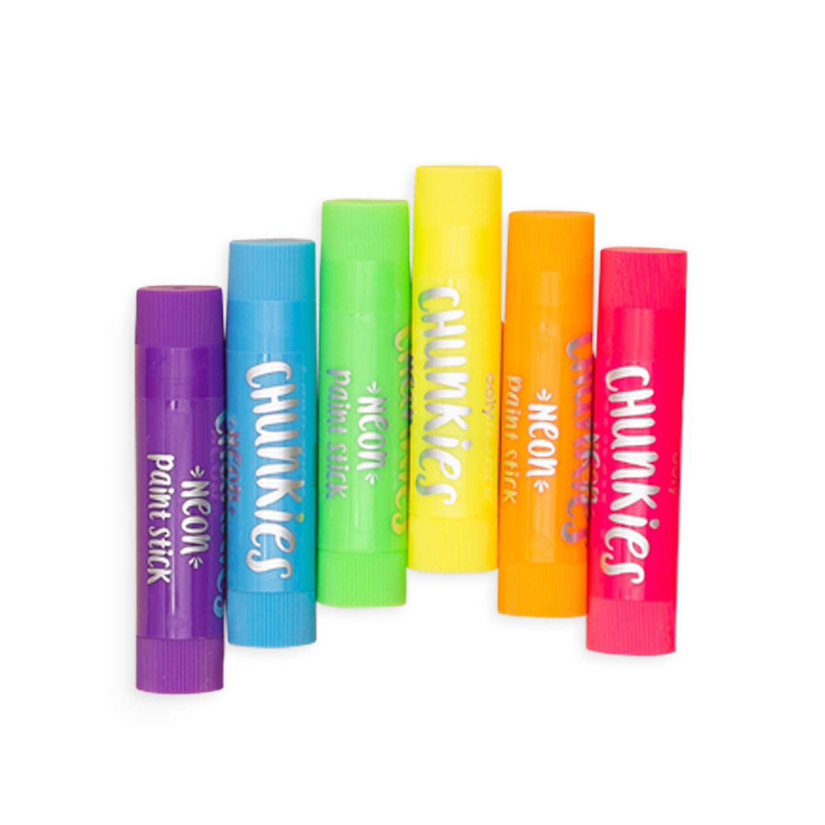 OOLY, Chunkies, Paint Sticks, Quick Drying, Set of 6 - Neon Set, Twistable Paint - The Hungry Bookworm & Speedmerchant65