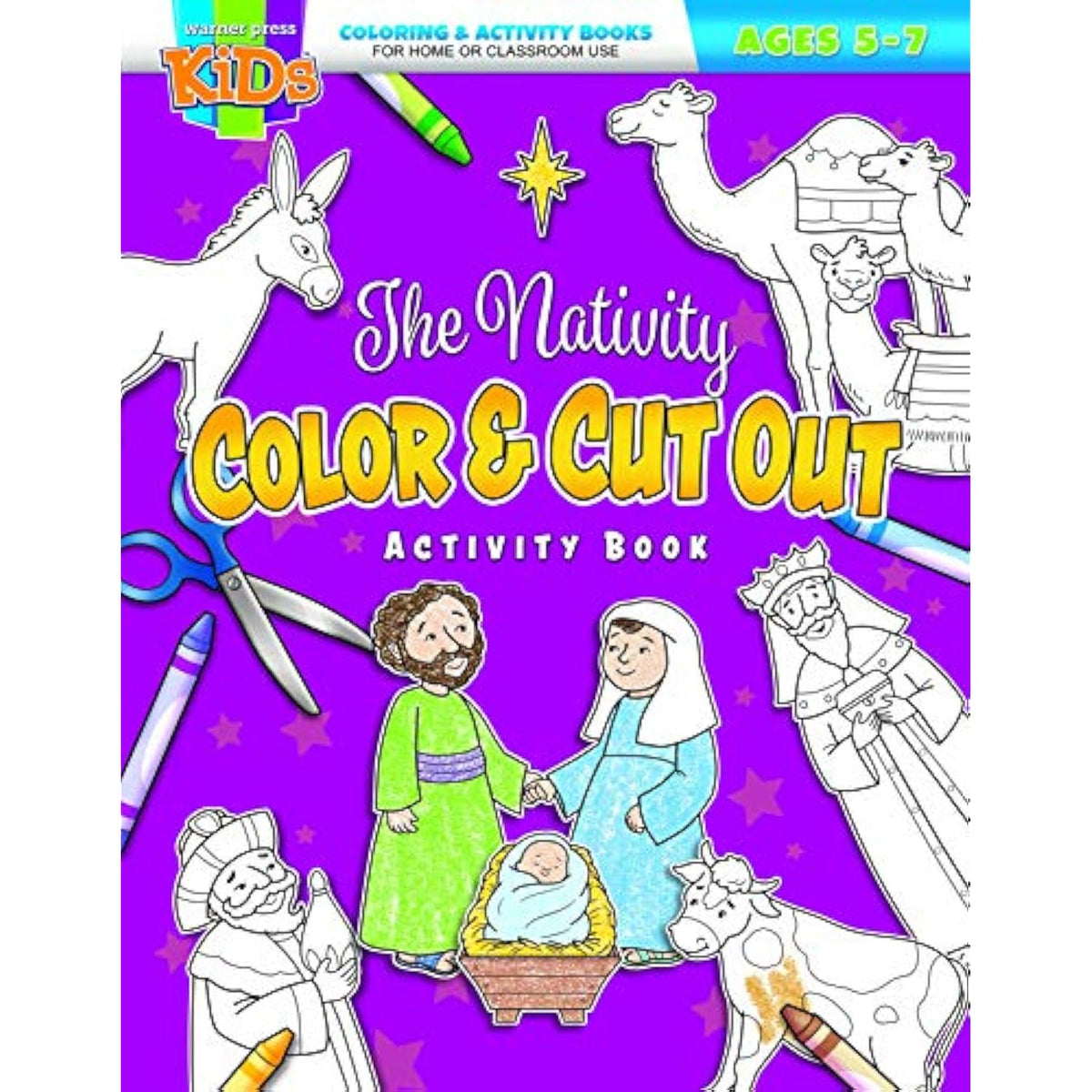 The Nativity Color & Cut Out - The Hungry Bookworm & Speedmerchant65