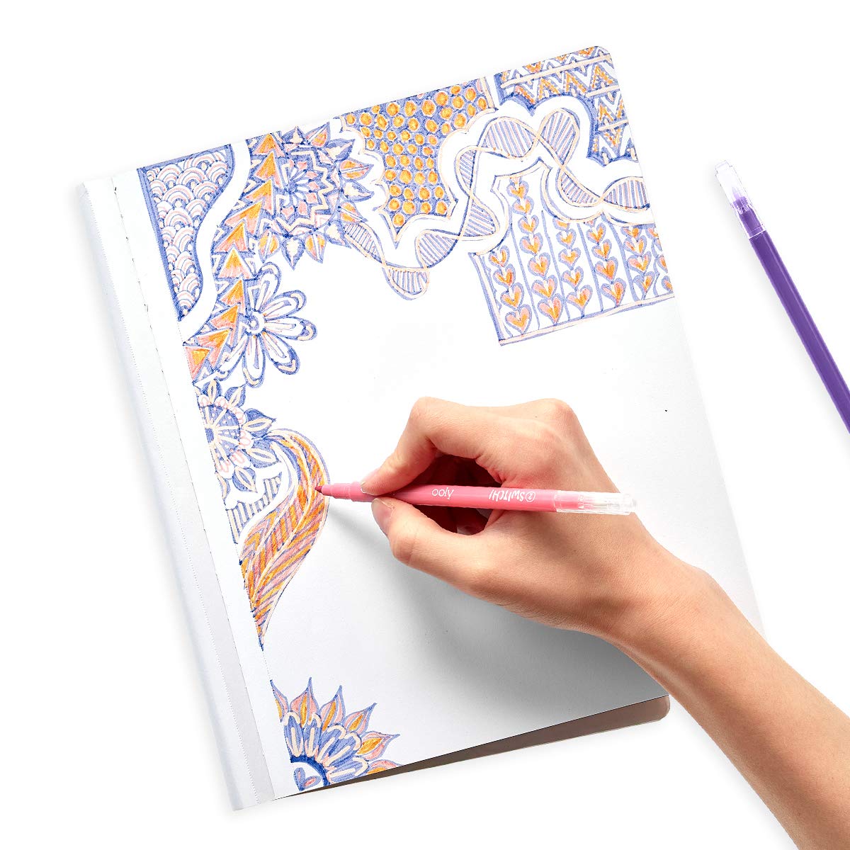 Ooly, Switch-eroo Double Sided Color Changing Markers, Drawing and Coloring Tool - The Hungry Bookworm & Speedmerchant65