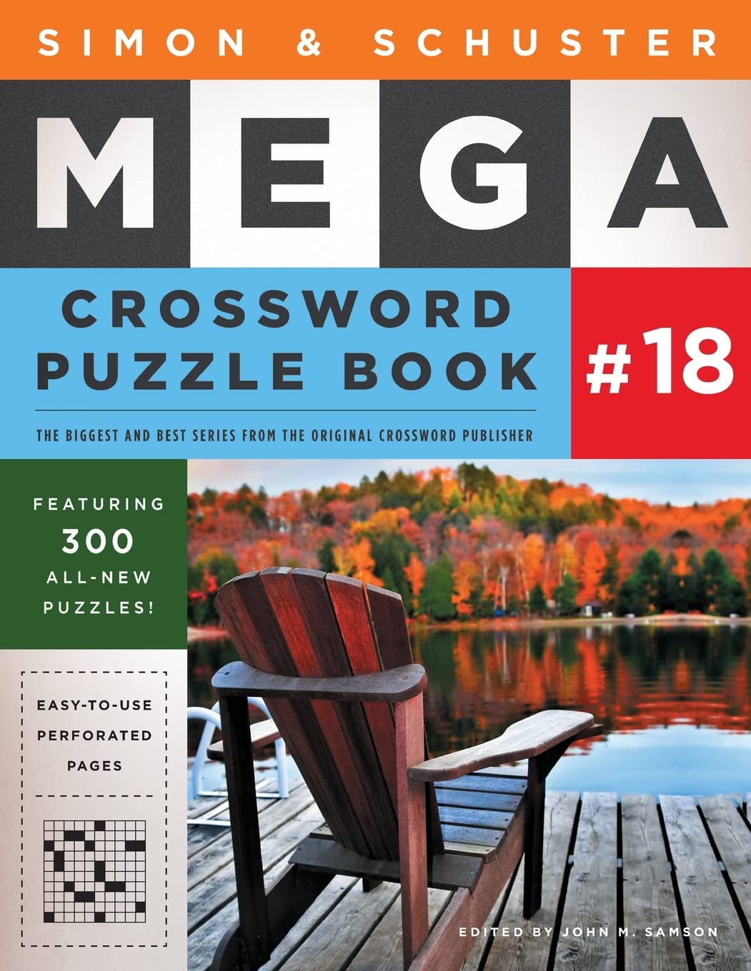 Simon & Schuster Mega Crossword Puzzle Book #18 (18) (S&S Mega Crossword - The Hungry Bookworm & Speedmerchant65