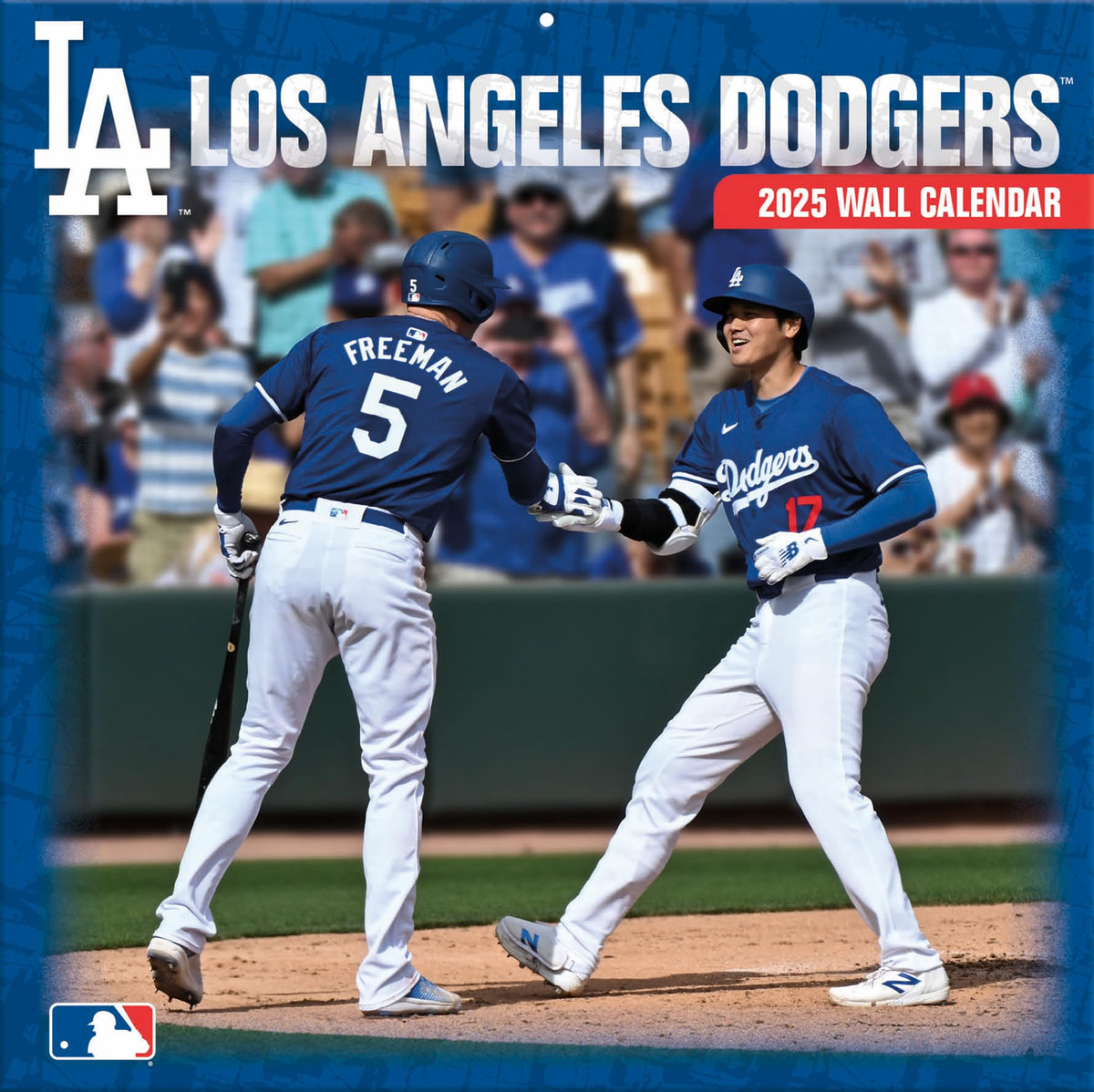 Los Angeles Dodgers 2025 12x12 Team Wall Calendar - The Hungry Bookworm & Speedmerchant65