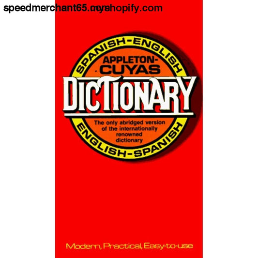 Appleton-Cuyas Spanish English/English Dictionary (English