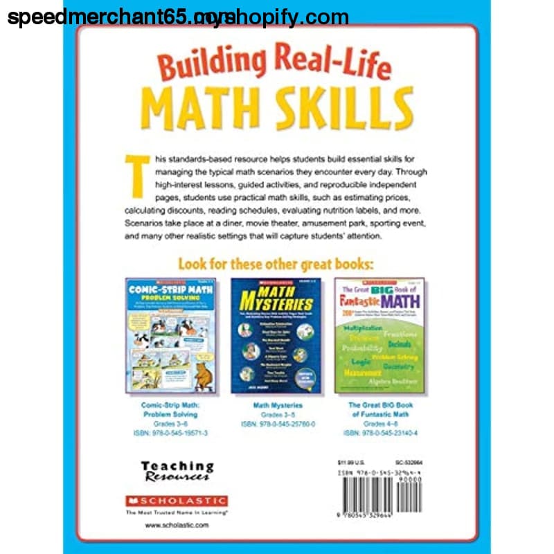 Building Real-Life Math Skills: 16 Lessons With Reproducible
