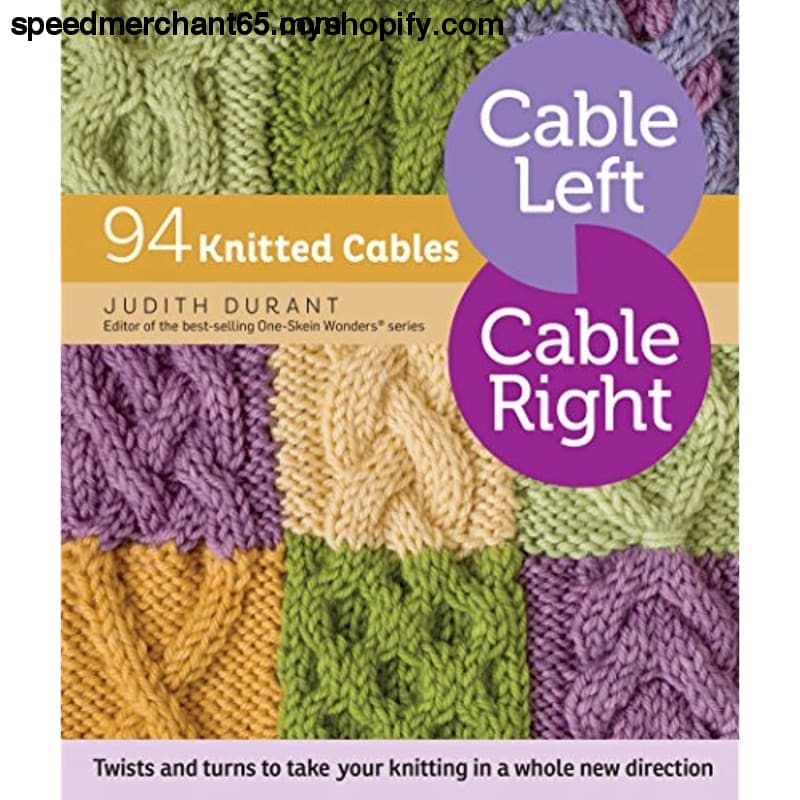 Cable Left Right: 94 Knitted Cables - Media > Books