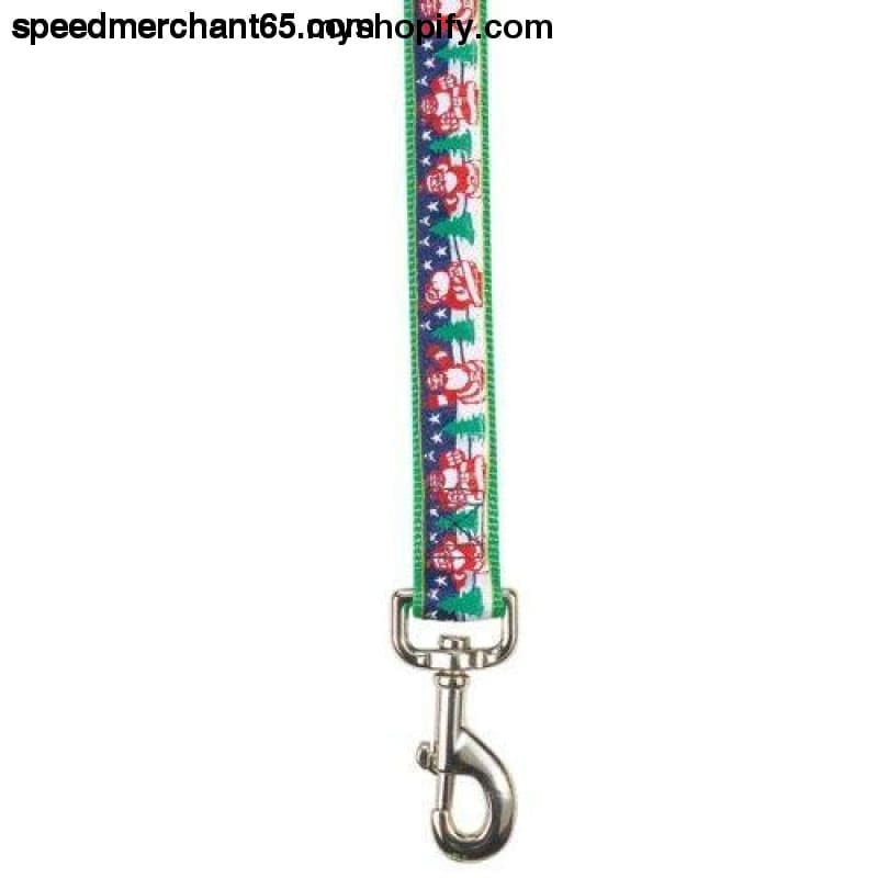 Casual Canine Nylon Happy Holiday Dog Lead Christmas Wish