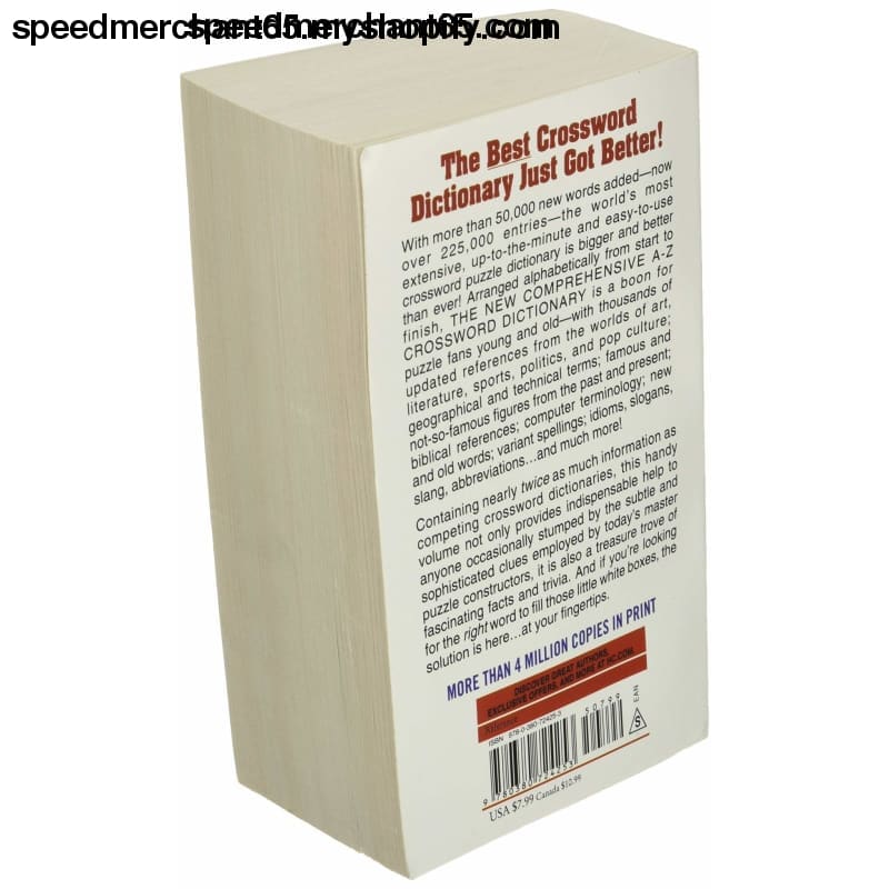 New Comprehensive A-Z Crossword Dictionary - Book >