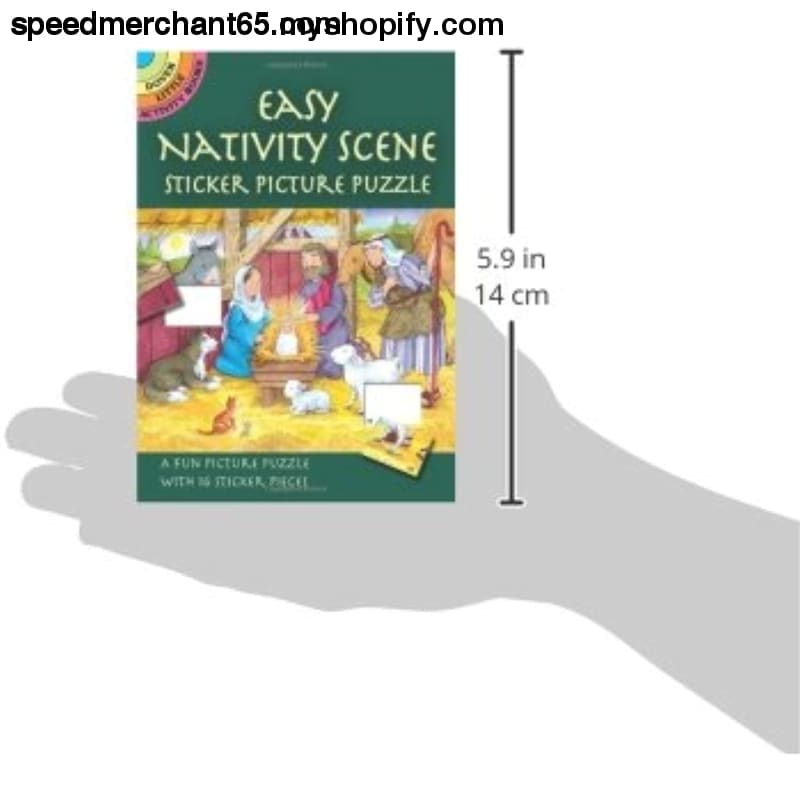 Easy Nativity Scene Sticker Picture Puzzle (Dover Little