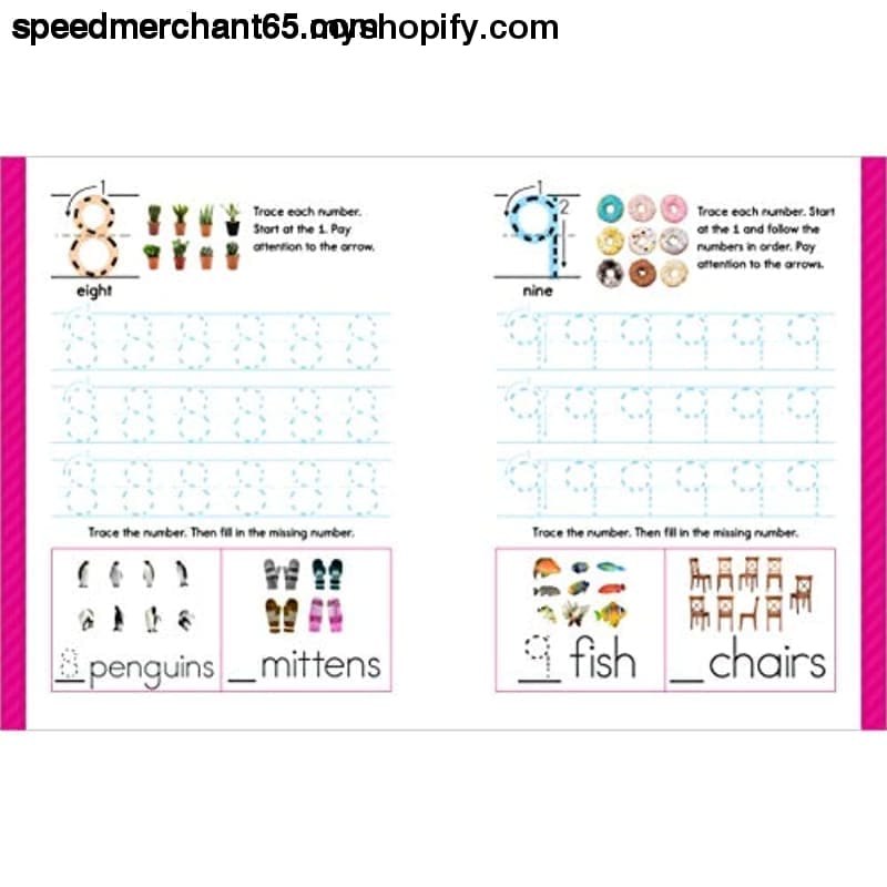 My First Learn to Write Workbook: Practice for Kids with Pen