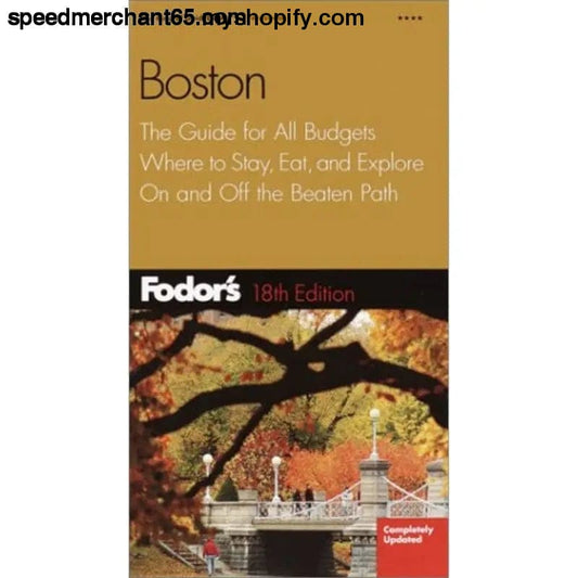 Fodor’s Boston 18th ed. - Paperback > Book