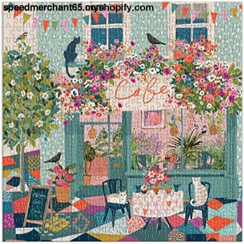 Galison Afternoon Tea Puzzle 500 Pieces 20” x – Floral