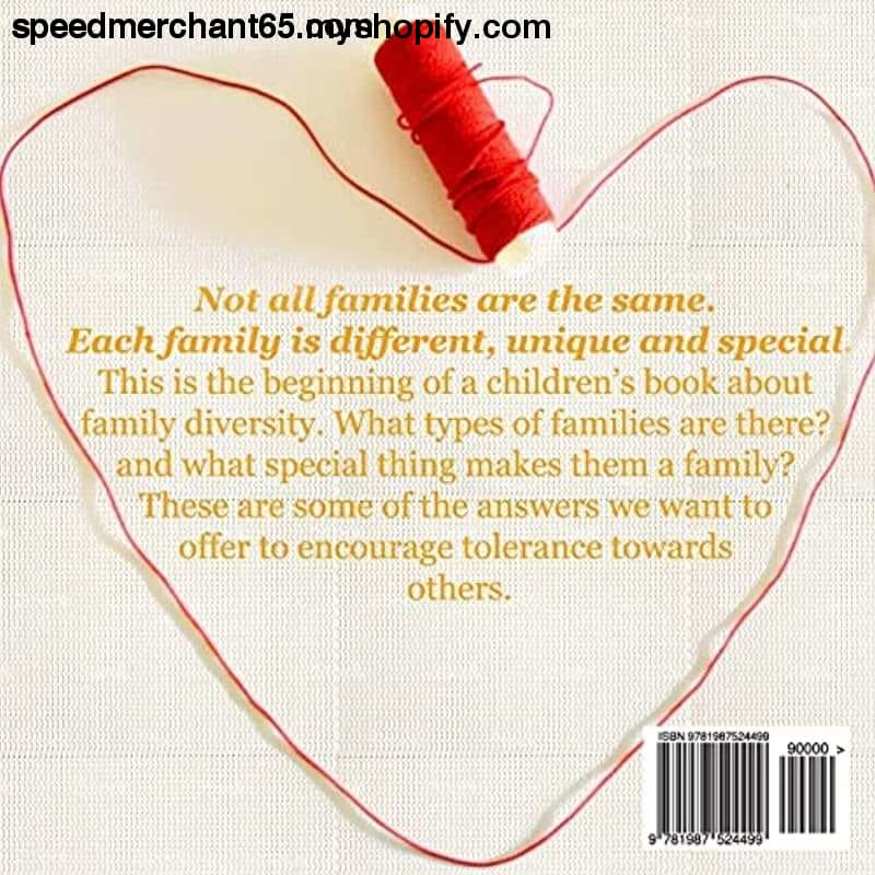 A handful of buttons: Picture book about family diversity -