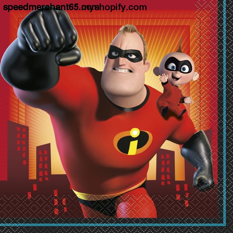 The Incredible 2 Movie Luncheon Napkins [Includes 16