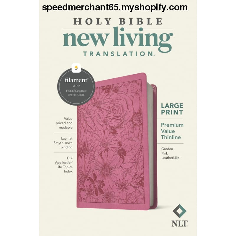 NLT Large Print Premium Value Thinline Bible