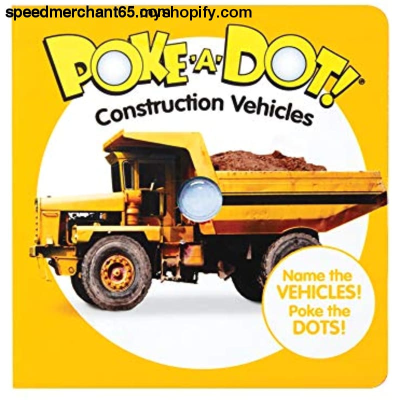 Melissa & Doug Children’s Book – Poke-a-Dot: Construction