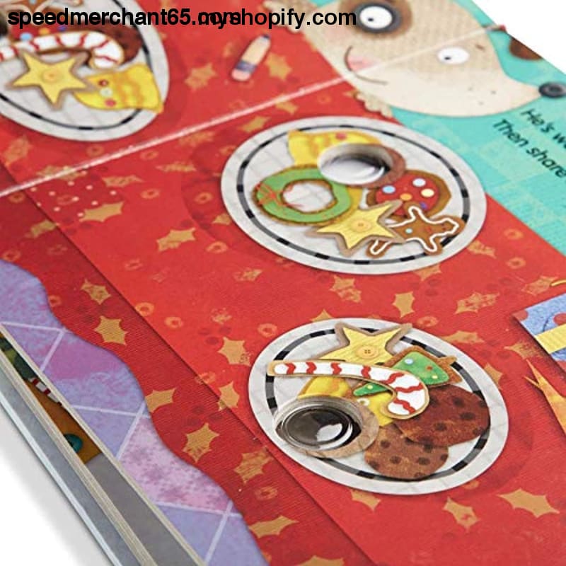 Melissa & Doug Children’s Book - Poke-a-Dot:The Night Before