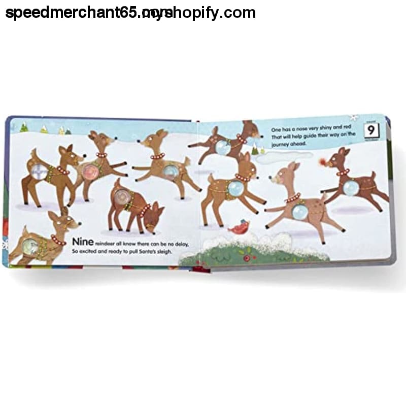 Melissa & Doug Children’s Book - Poke-a-Dot:The Night Before