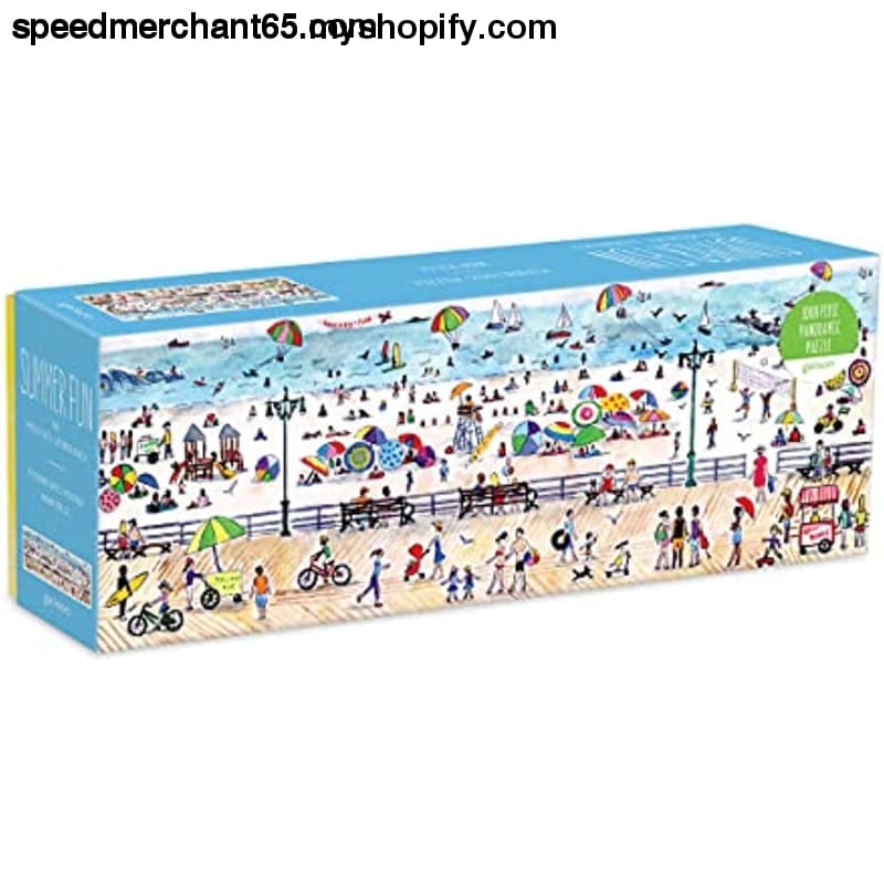 Michael Storrings Summer Fun Panoramic Puzzle 1,000 Pieces