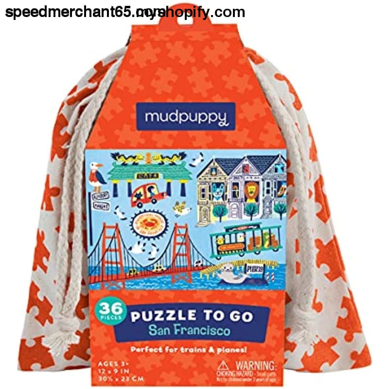 Mudpuppy San Francisco to Go Puzzle 36 Pieces Ages 3+