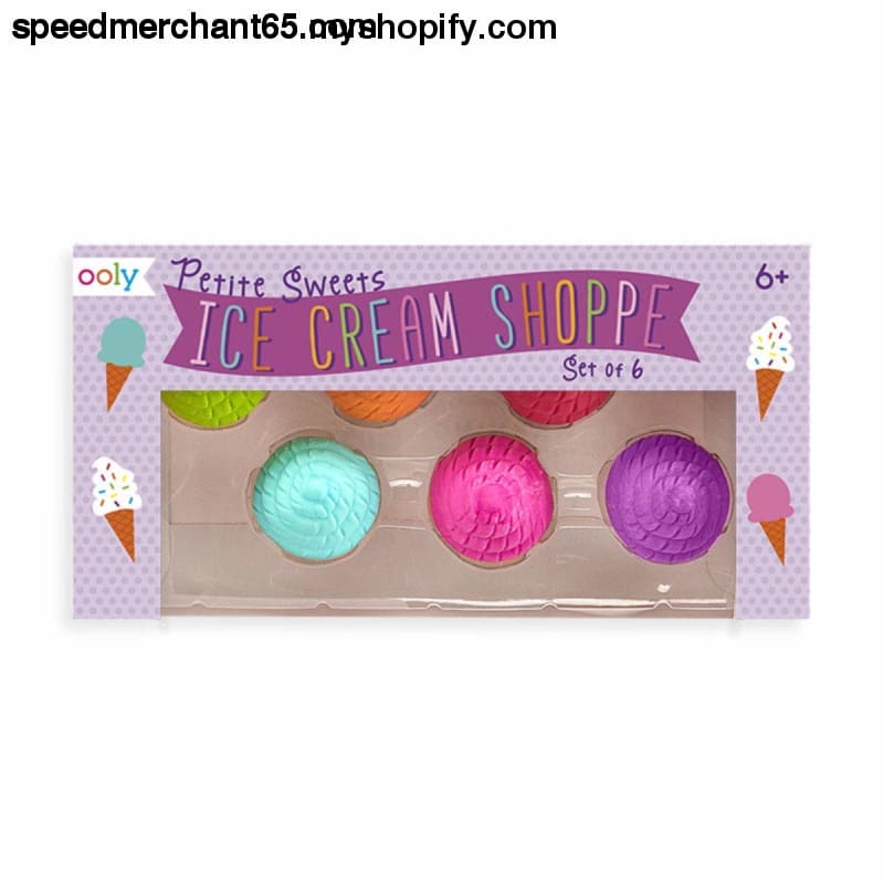 Ooly Petite Sweets Ice Cream Shoppe Scented Erasers -