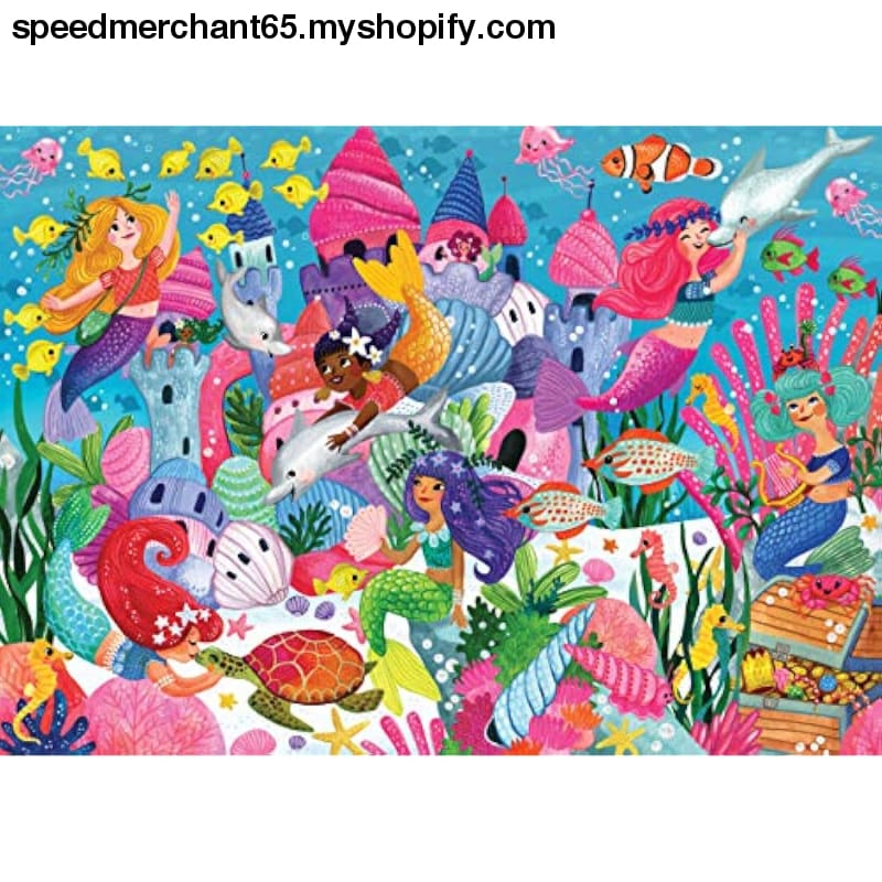 Peter Pauper Press Jumbo Floor Puzzle - Mermaid Adventure