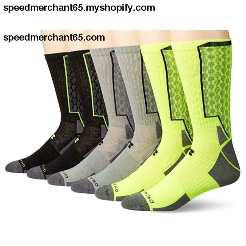 ’Russell’ Snakebite Crew Socks -3 Pair Sho Size 6-12 -