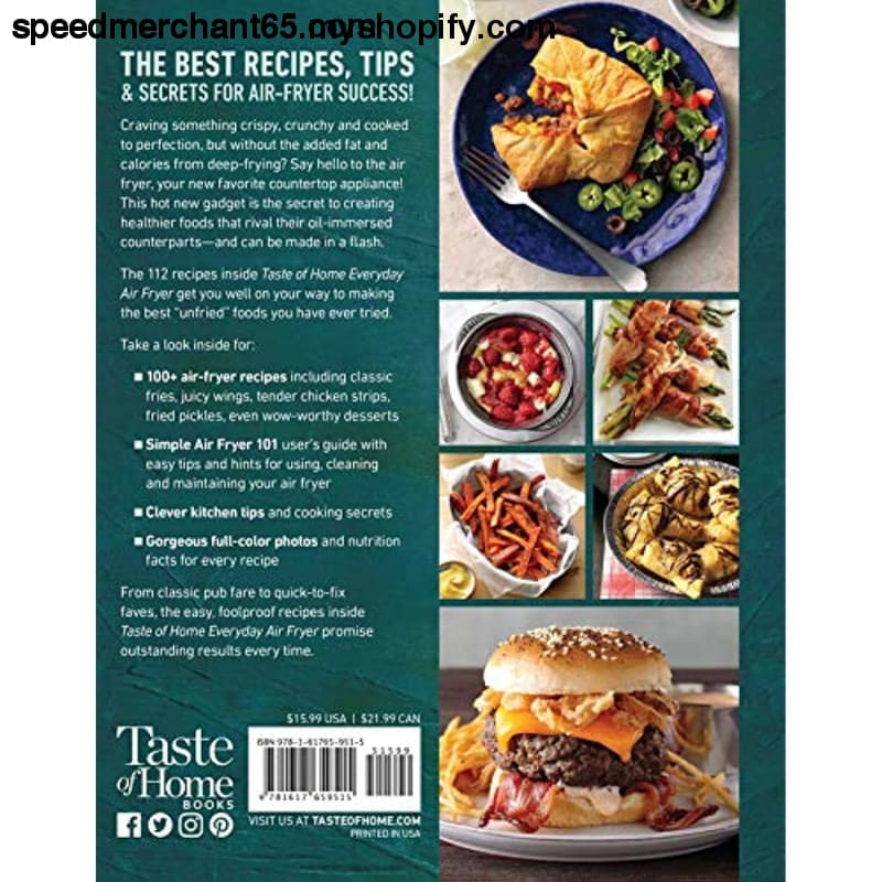 Taste of Home Everyday Air Fryer: 112 Recipes for Weeknight