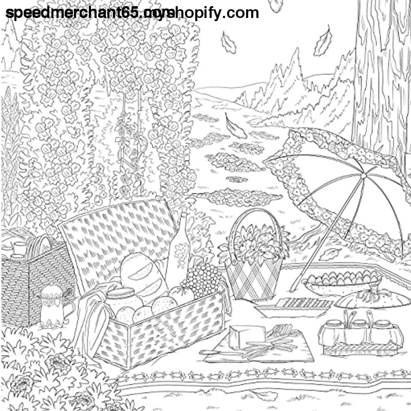 The Unofficial Bridgerton Coloring Book: From the Gardens