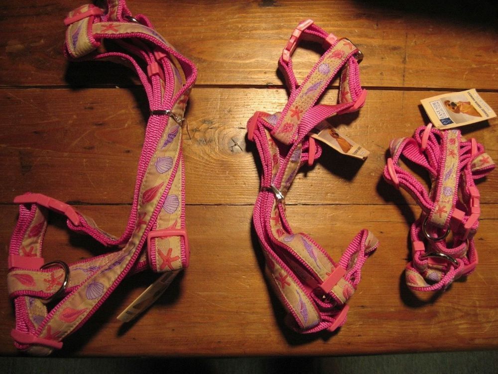 East Side Collection Seaside Ribbon Dog Harnesses Multiple Sizes - The Hungry Bookworm & Speedmerchant65