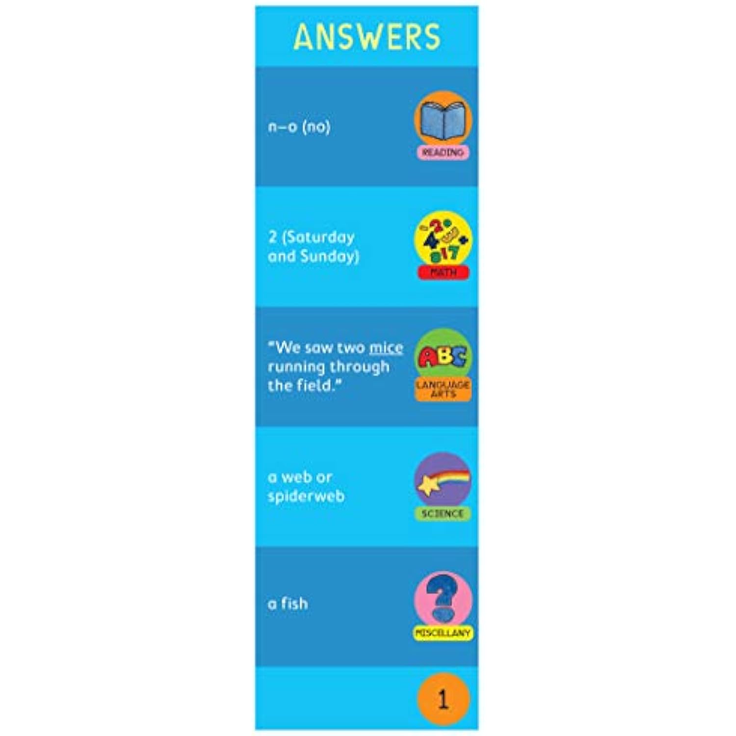 Brain Quest 1st Grade Q&A Cards: 750 Questions and Answers to Challenge the - The Hungry Bookworm & Speedmerchant65