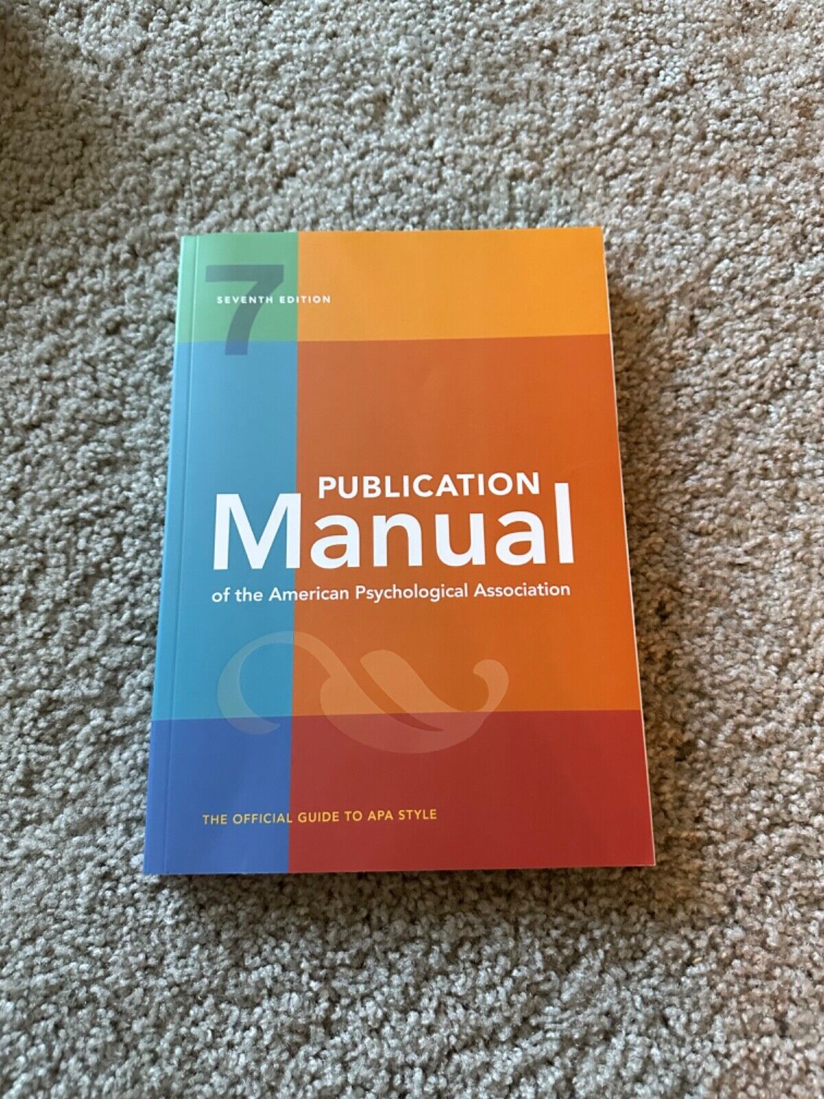 Publication Manual (OFFICIAL) 7th Edition of the American Psychological - The Hungry Bookworm & Speedmerchant65