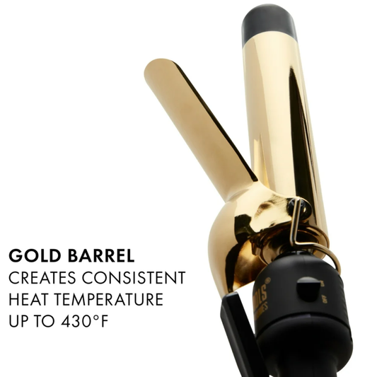 " Pro Signature Gold Curling Iron - 1-1/4" Barrel for Perfect Curls in Gold and - Speedmerchant65 / The Hungry Bookworm / Fireside Books