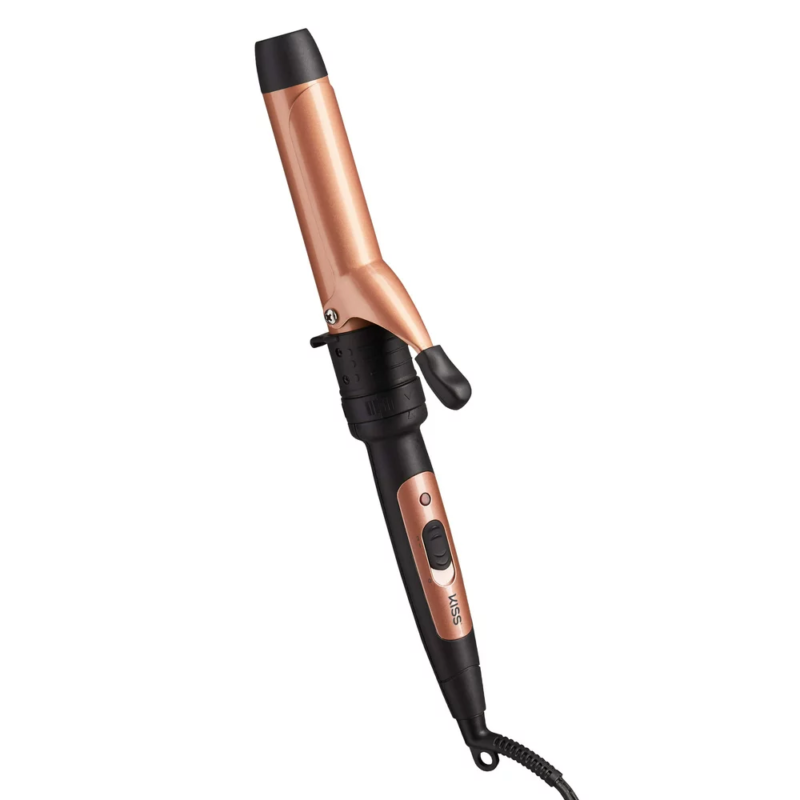 "5-in-1 Rose Gold Curling Iron Set by  USA - Achieve Effortless Waves and Curls!