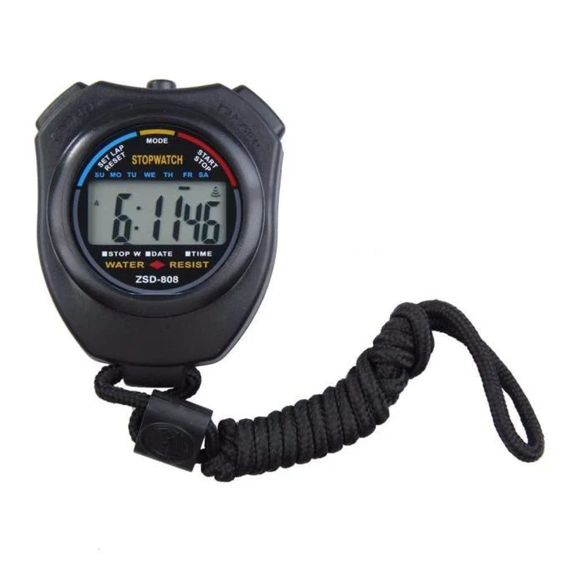 "Digital Sports Stopwatch Set with Chronograph, Date, Timer, and Odometer - 2 Pi - Speedmerchant65 / The Hungry Bookworm / Fireside Books