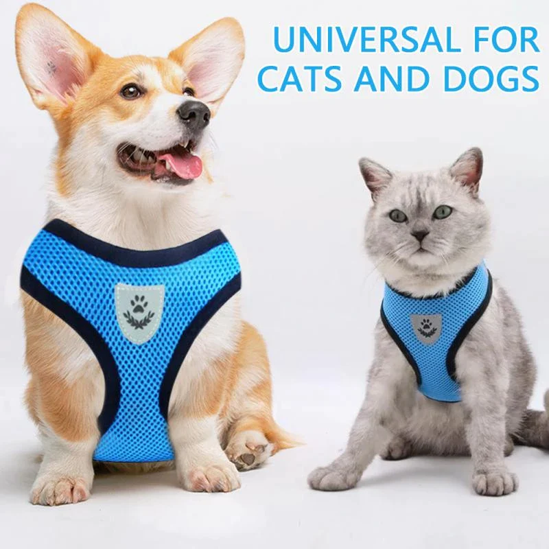 "Reflective Adjustable Pet Harness with Leash for Cats and Dogs - Sizes S-XL" - Speedmerchant65 / The Hungry Bookworm / Fireside Books