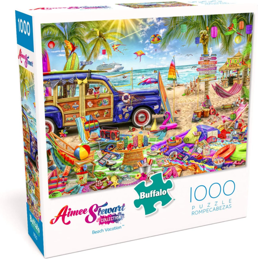 Aimee Stewart Beach Vacation 1000-Piece Jigsaw Puzzle"