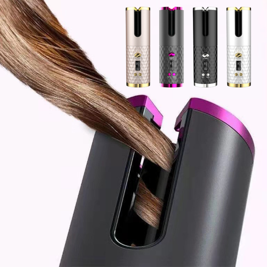 Electric LCD Display Automatic Rotating Cordless Hair Curler Fast Curling Iron T - Speedmerchant65 / The Hungry Bookworm / Fireside Books