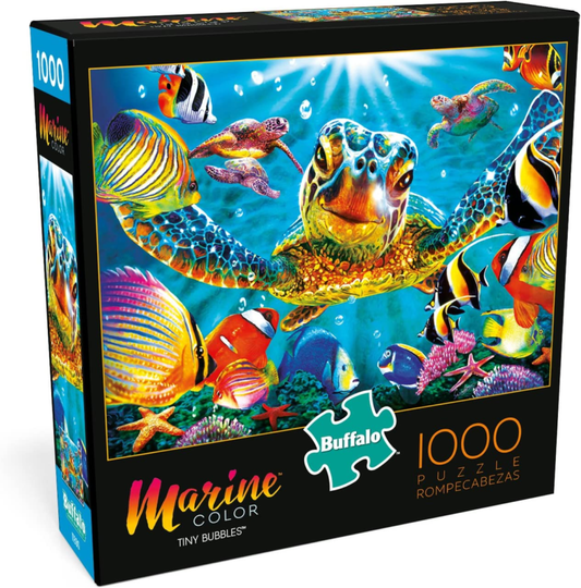 Tiny Bubbles 1000-Piece Jigsaw Puzzle" - Speedmerchant65 / The Hungry Bookworm / Fireside Books