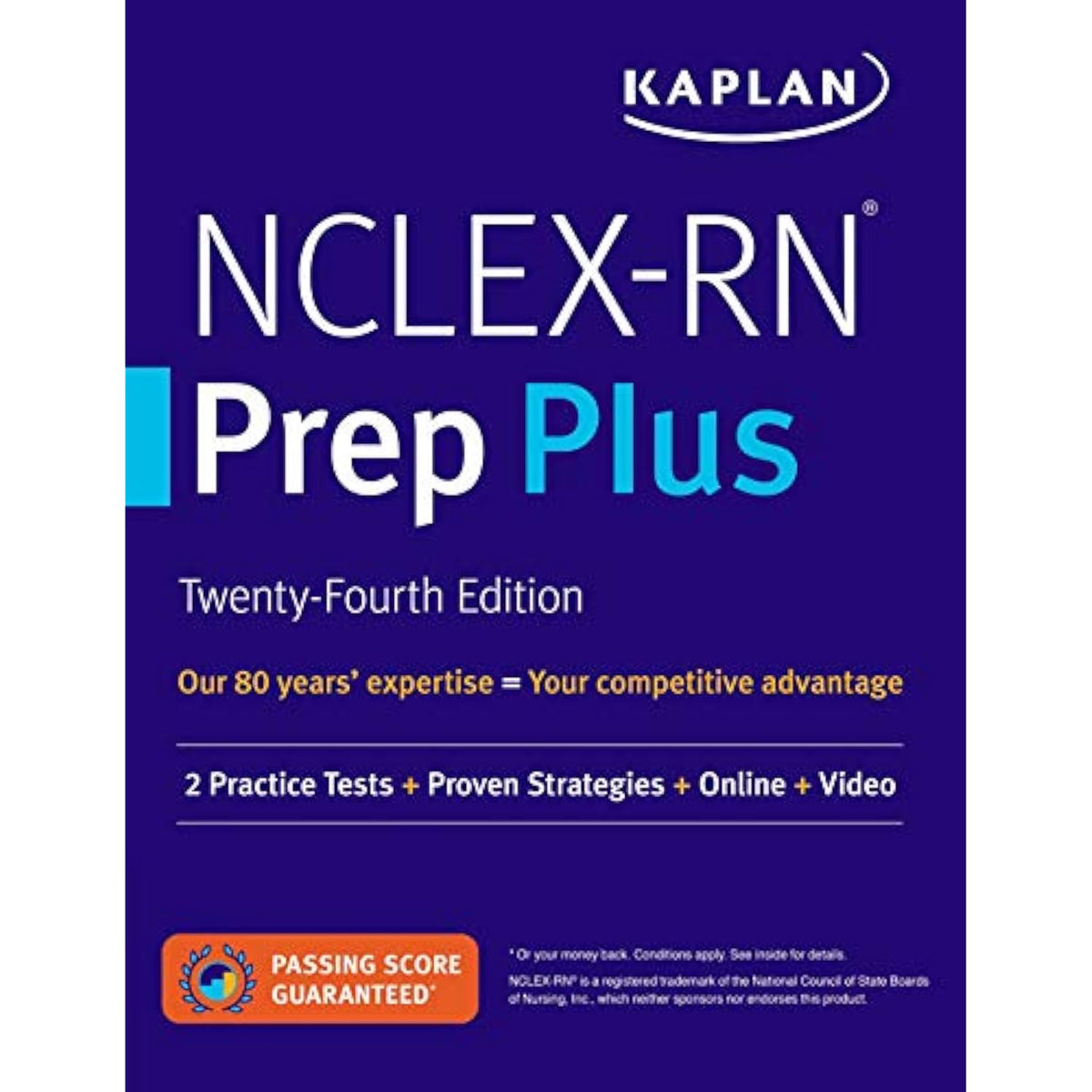 NCLEX-RN Prep Plus (Practice Tests + Proven Strategies + Online + Video) (Kaplan - The Hungry Bookworm & Speedmerchant65