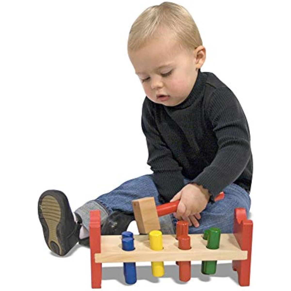 Melissa & Doug Pound-a-Peg Playset - The Hungry Bookworm & Speedmerchant65