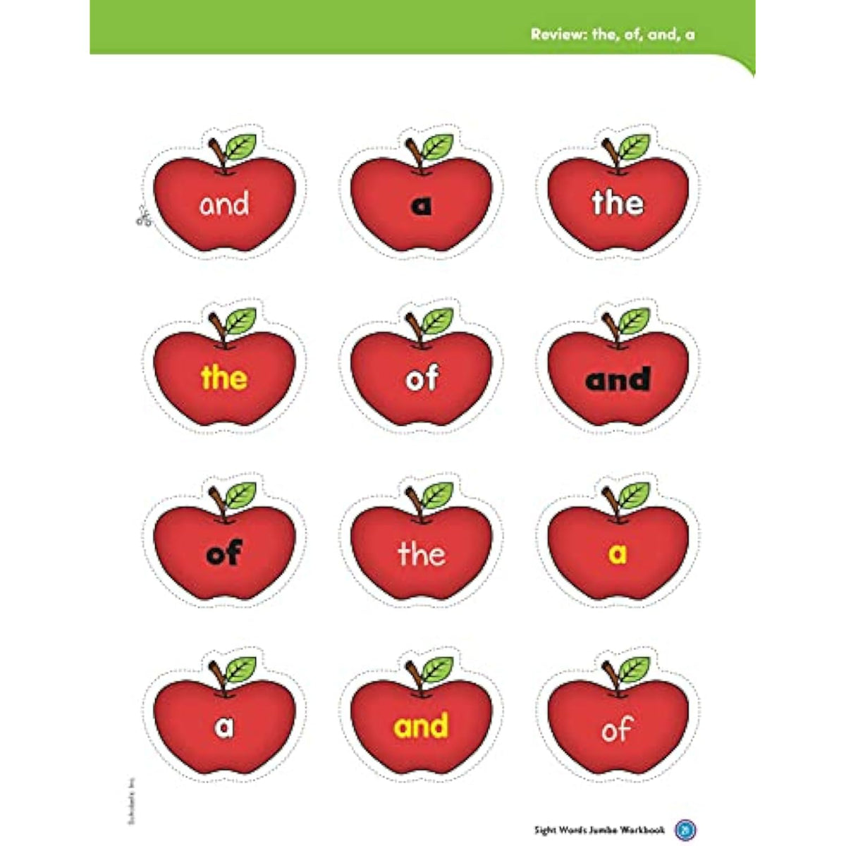 Scholastic Sight Words Jumbo Workbook - The Hungry Bookworm & Speedmerchant65